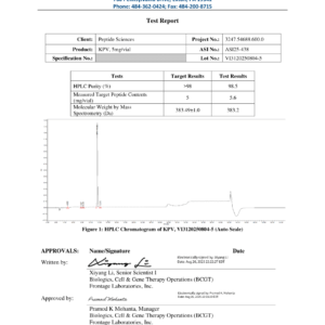 Buy KPV peptide research grade product
