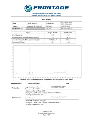 Buy MT2 peptide online for research purposes