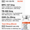Buy Glow Blend peptide stack BPC-157 TB-500 GHK-Cu