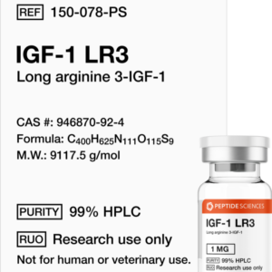 Buy IGF-1 LR3 peptide research vial