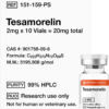 Buy Tesamorelin peptide UK research vial
