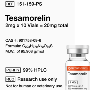 Buy Tesamorelin peptide UK research vial
